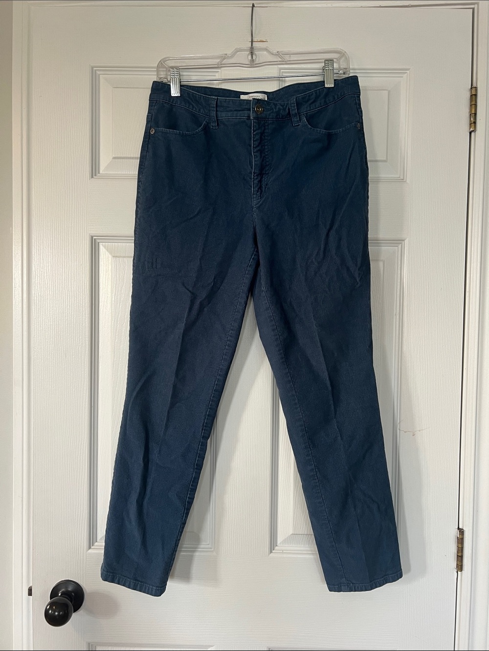 Northern Reflections Navy Straight-Leg cord Pants